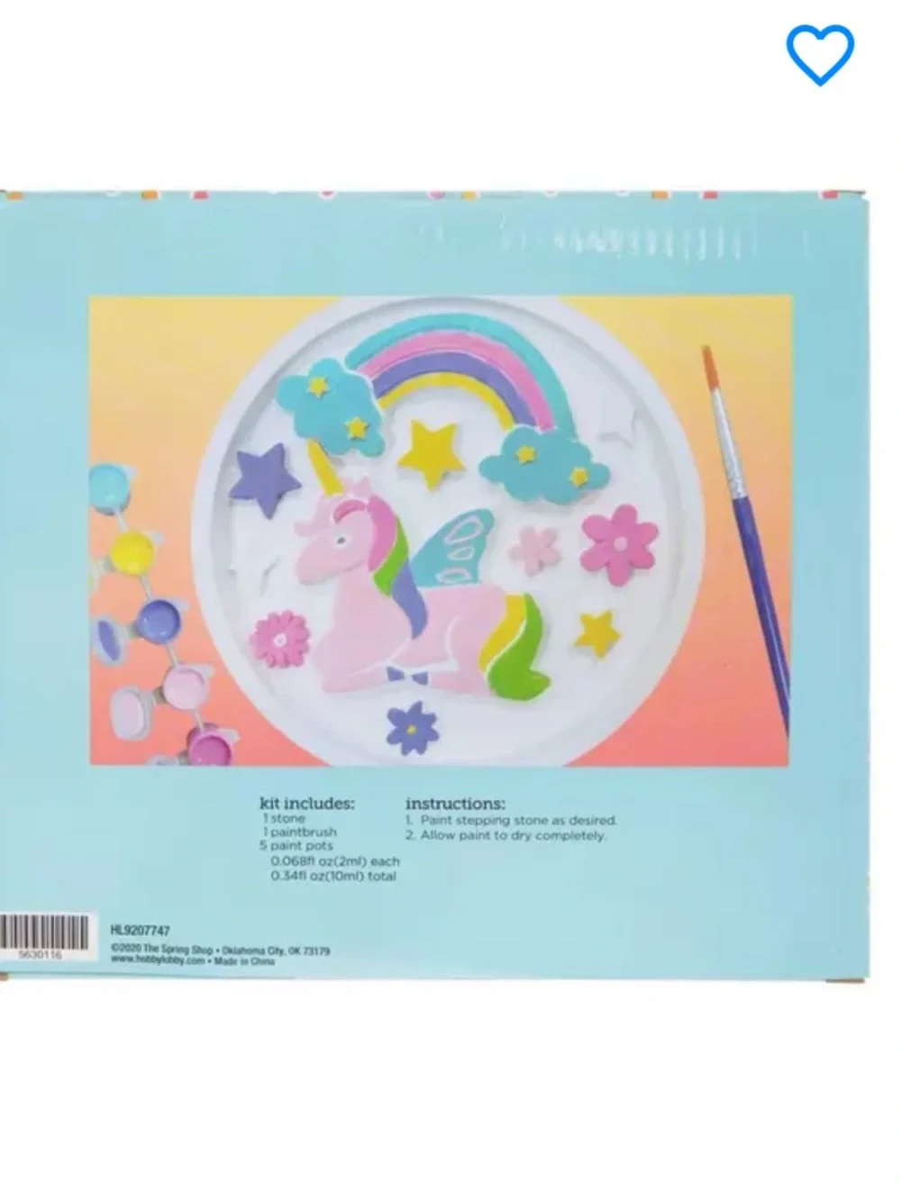 Playtex Unicorn Craft Kit - Purple, Pink & Blue Paint Set